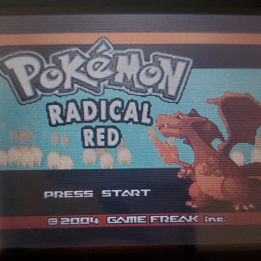 Pokemon Radical Red 4.1 GBA ROM Hack Game Custom Gameboy Advance
